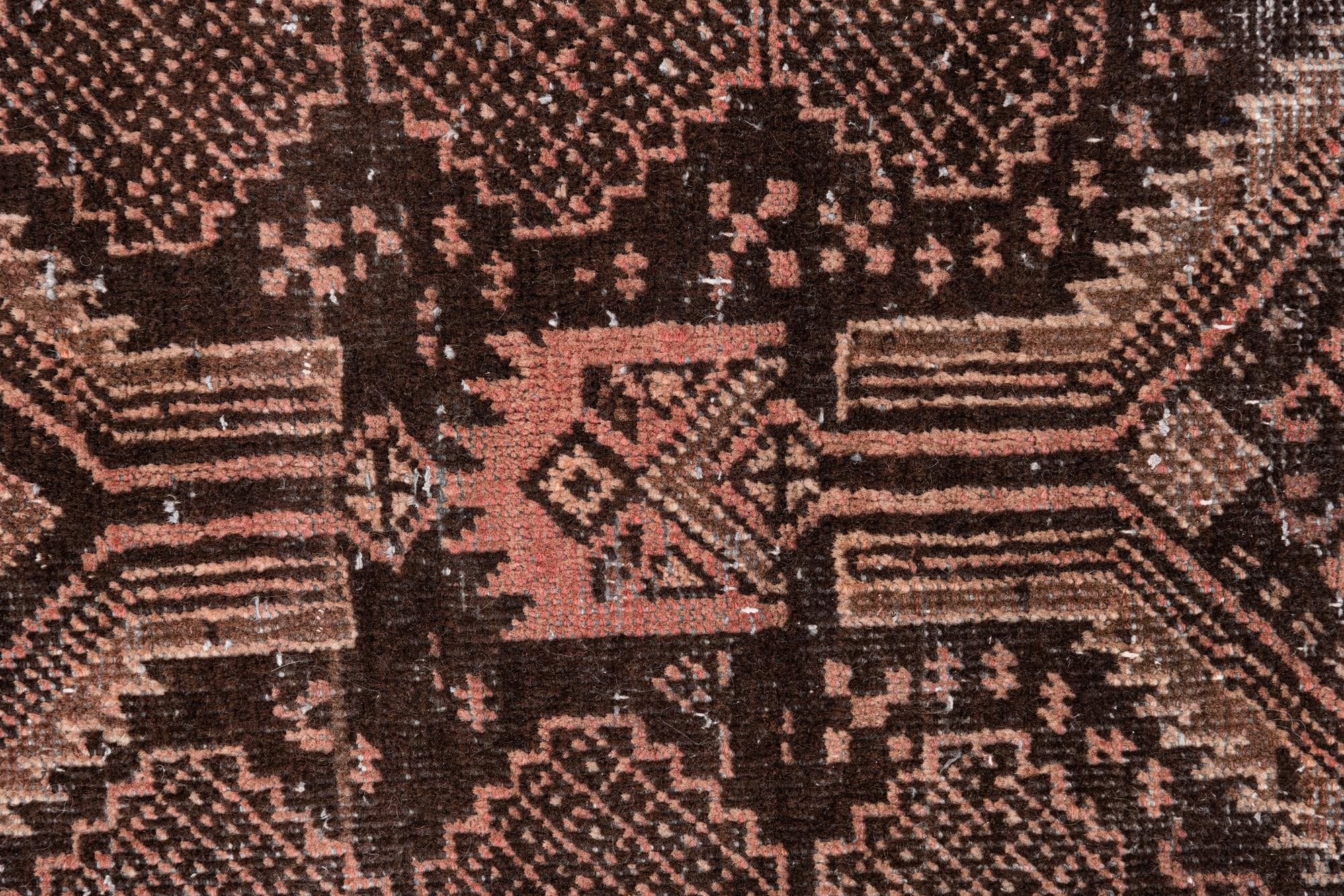 2' 6 x 5' 5 Hand Knotted Ultra Vintage Persian Wool Runner Rug