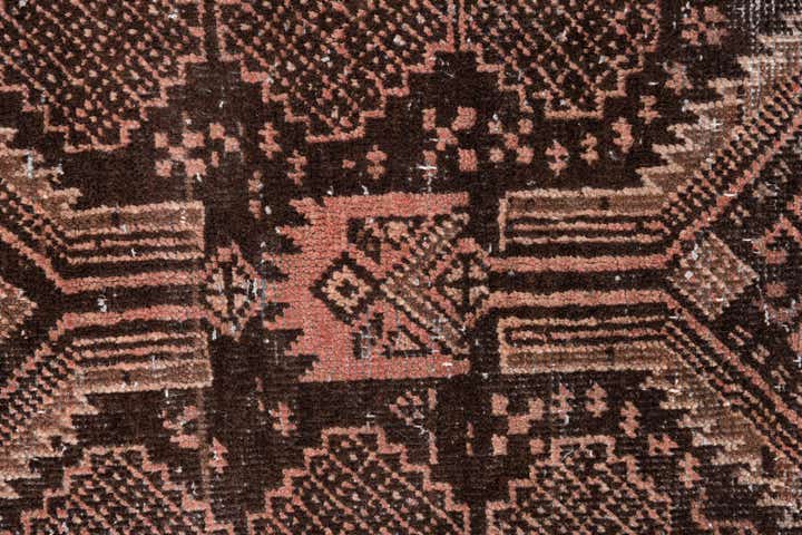 2' 6 x 5' 5 Hand Knotted Ultra Vintage Persian Wool Runner Rug