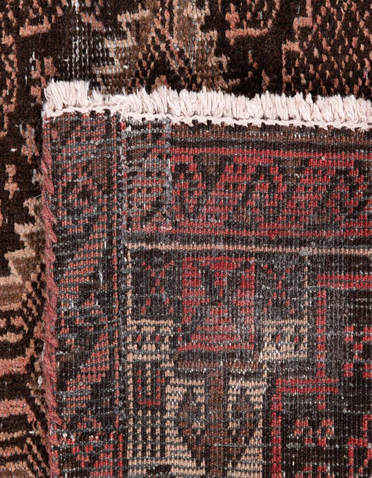 Detail image of 2' 6 x 5' 5  Hand Knotted Ultra Vintage Persian Wool Runner Rug