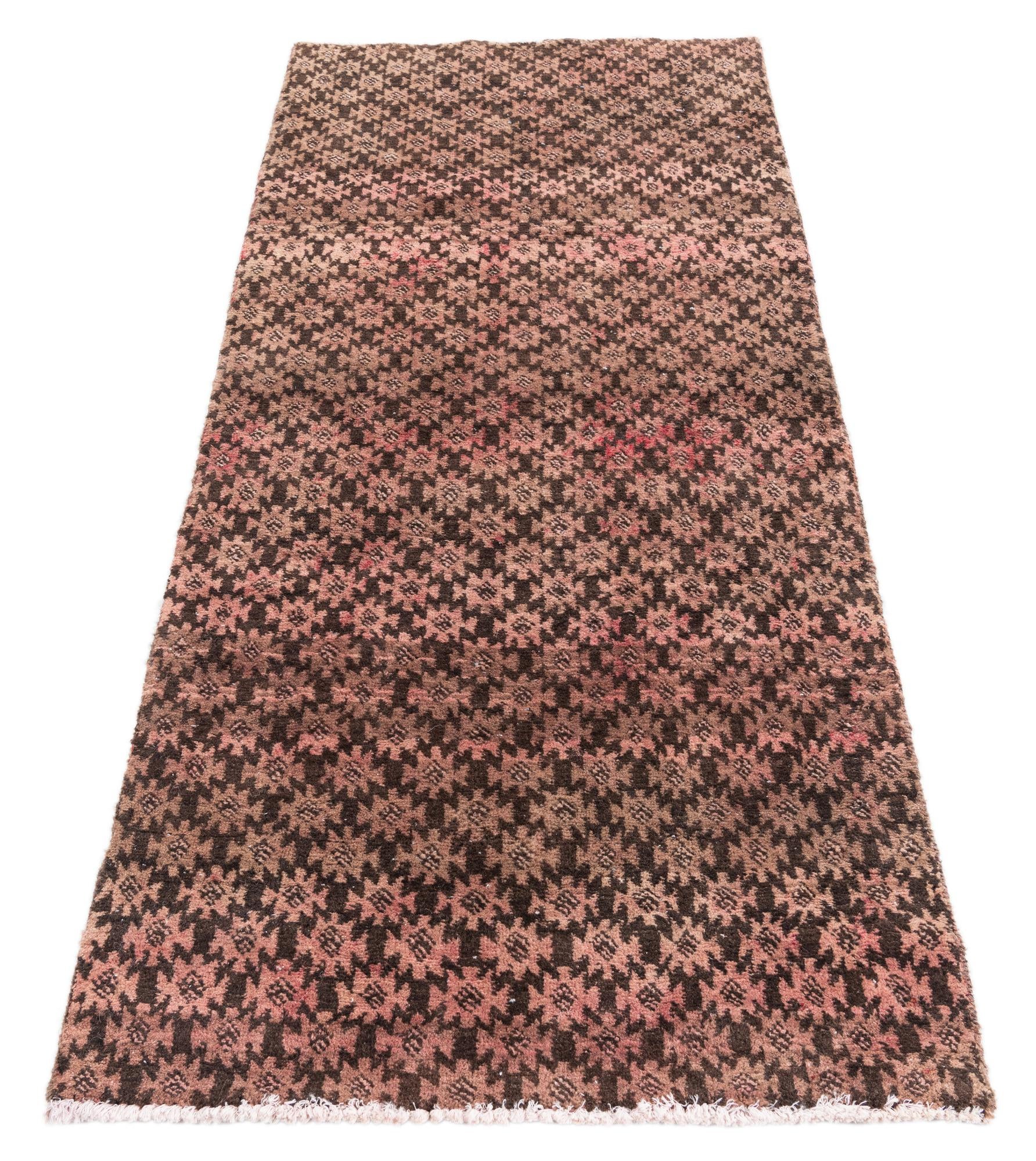 2' 7 x 5' 9 Hand Knotted Ultra Vintage Persian Wool Runner Rug