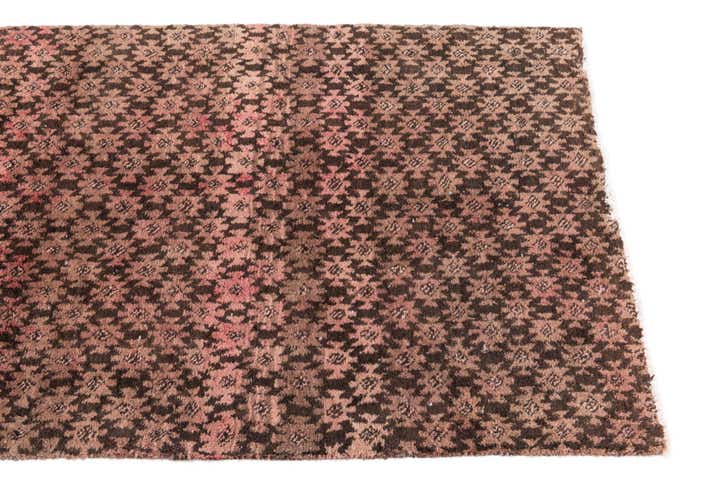 2' 7 x 5' 9 Hand Knotted Ultra Vintage Persian Wool Runner Rug