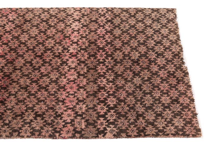 Detail image of 2' 7 x 5' 9 Hand Knotted Ultra Vintage Persian Wool Runner Rug