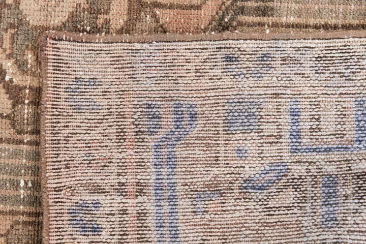 3' 7 x 9' 5 Hand Knotted Ultra Vintage Persian Wool Runner Rug