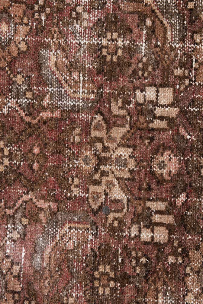 3' 6 x 9' 1 Hand Knotted Ultra Vintage Persian Wool Runner Rug