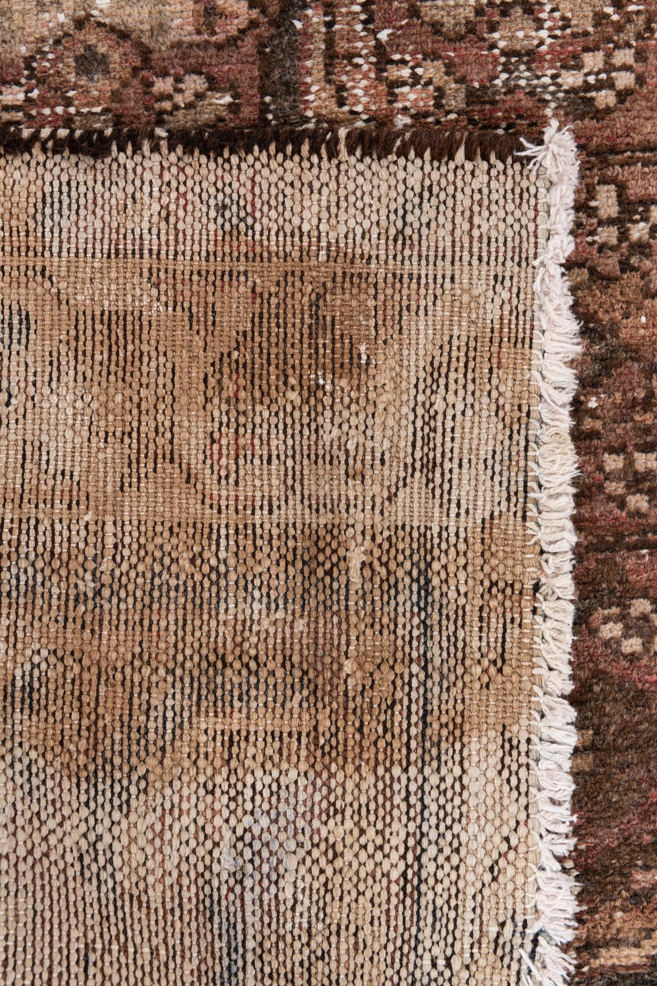 3' 6 x 9' 1 Hand Knotted Ultra Vintage Persian Wool Runner Rug