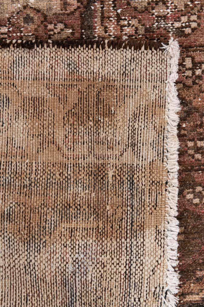 3' 6 x 9' 1 Hand Knotted Ultra Vintage Persian Wool Runner Rug