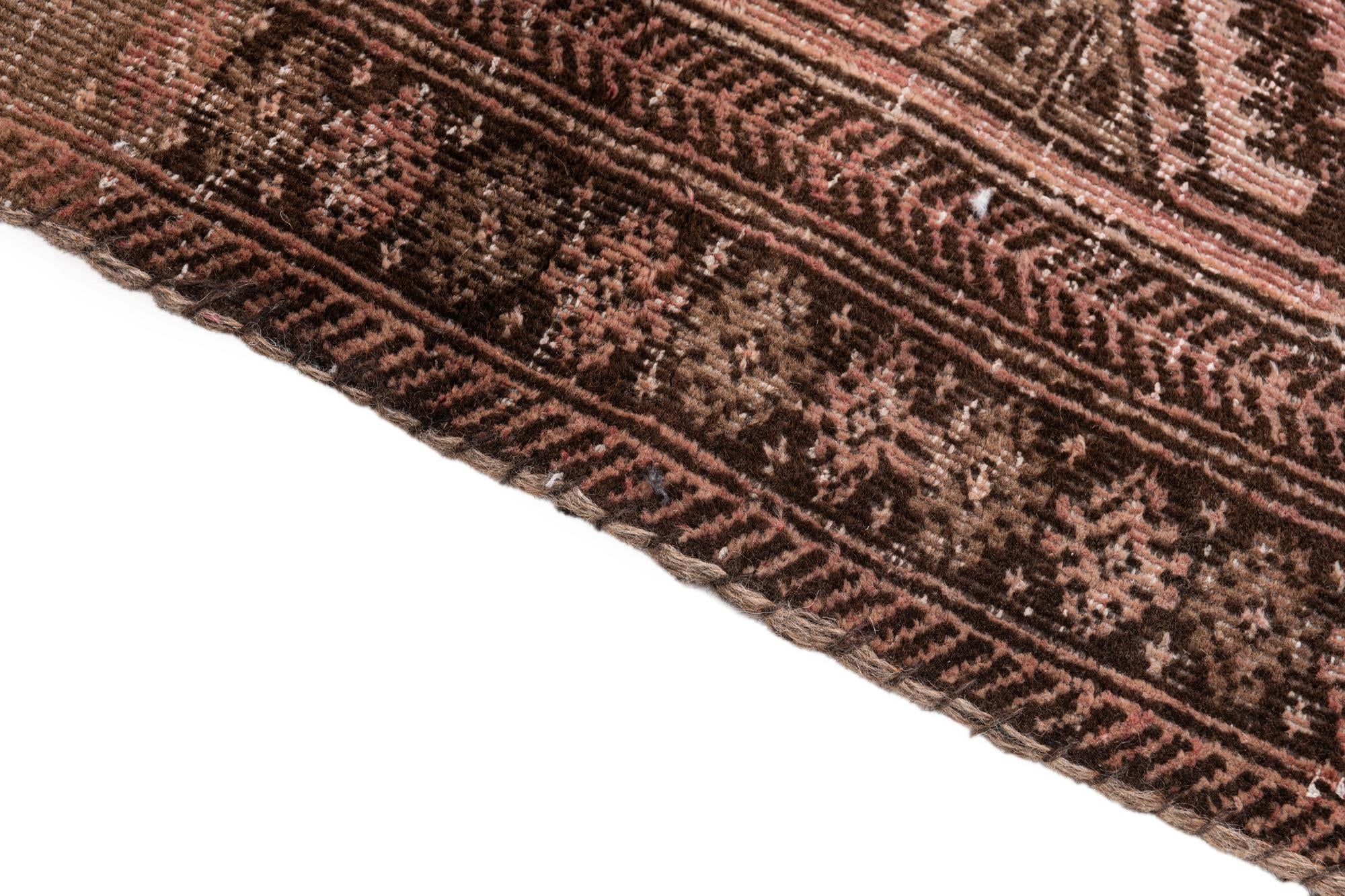 2' 8 x 5' 10 Hand Knotted Ultra Vintage Persian Wool Runner Rug