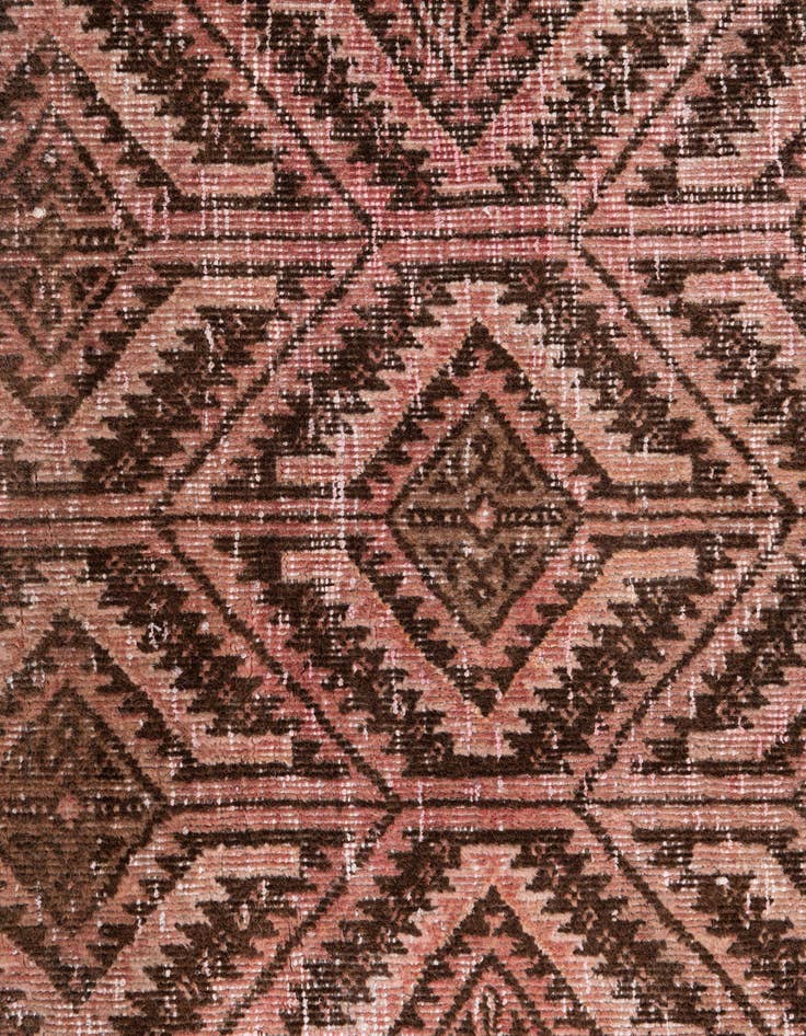 Detail image of 2' 8 x 5' 10  Hand Knotted Ultra Vintage Persian Wool Runner Rug