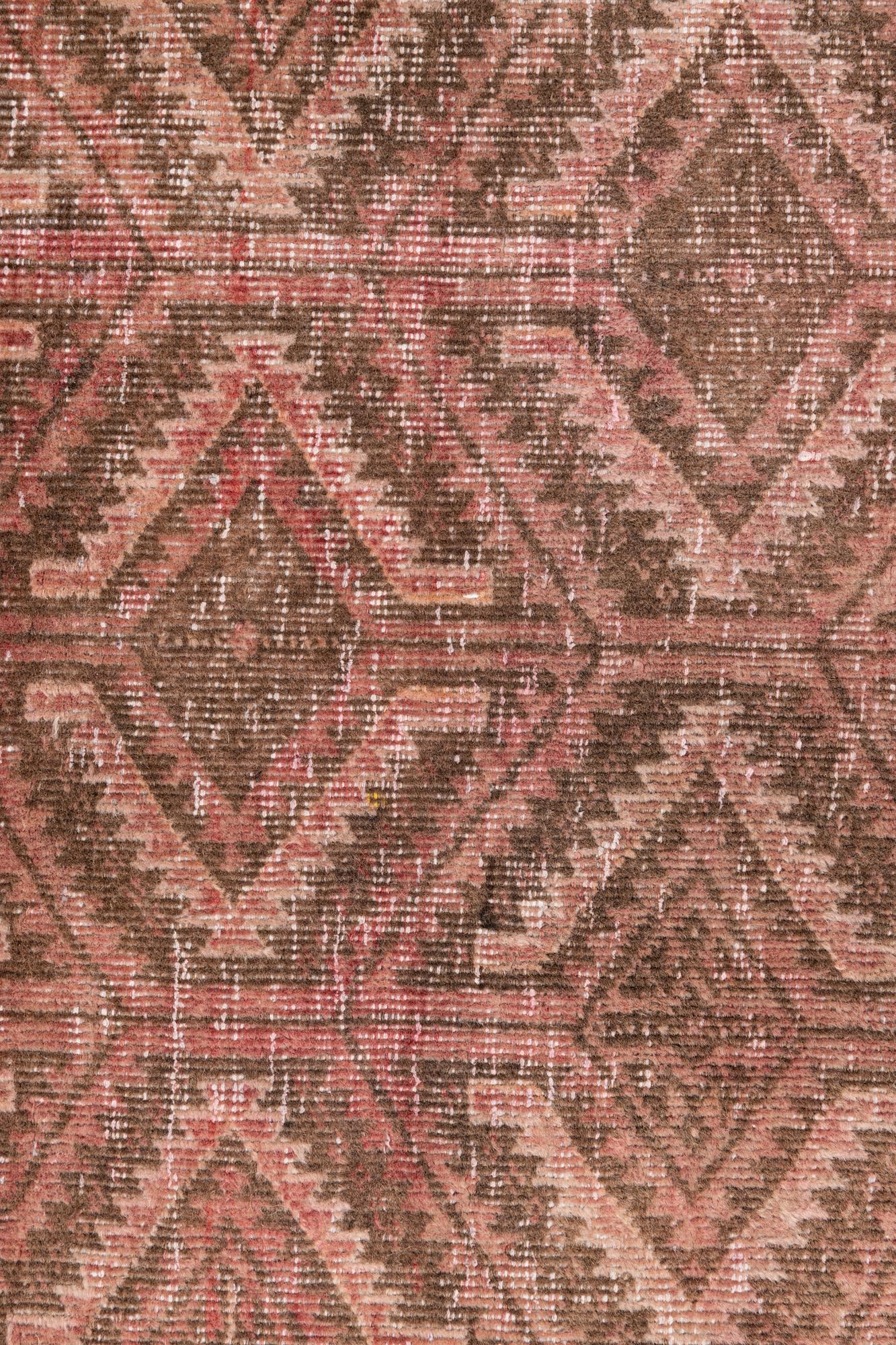 2' 8 x 5' 10 Hand Knotted Ultra Vintage Persian Wool Runner Rug