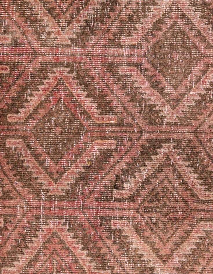 Detail image of 2' 8 x 5' 10  Hand Knotted Ultra Vintage Persian Wool Runner Rug