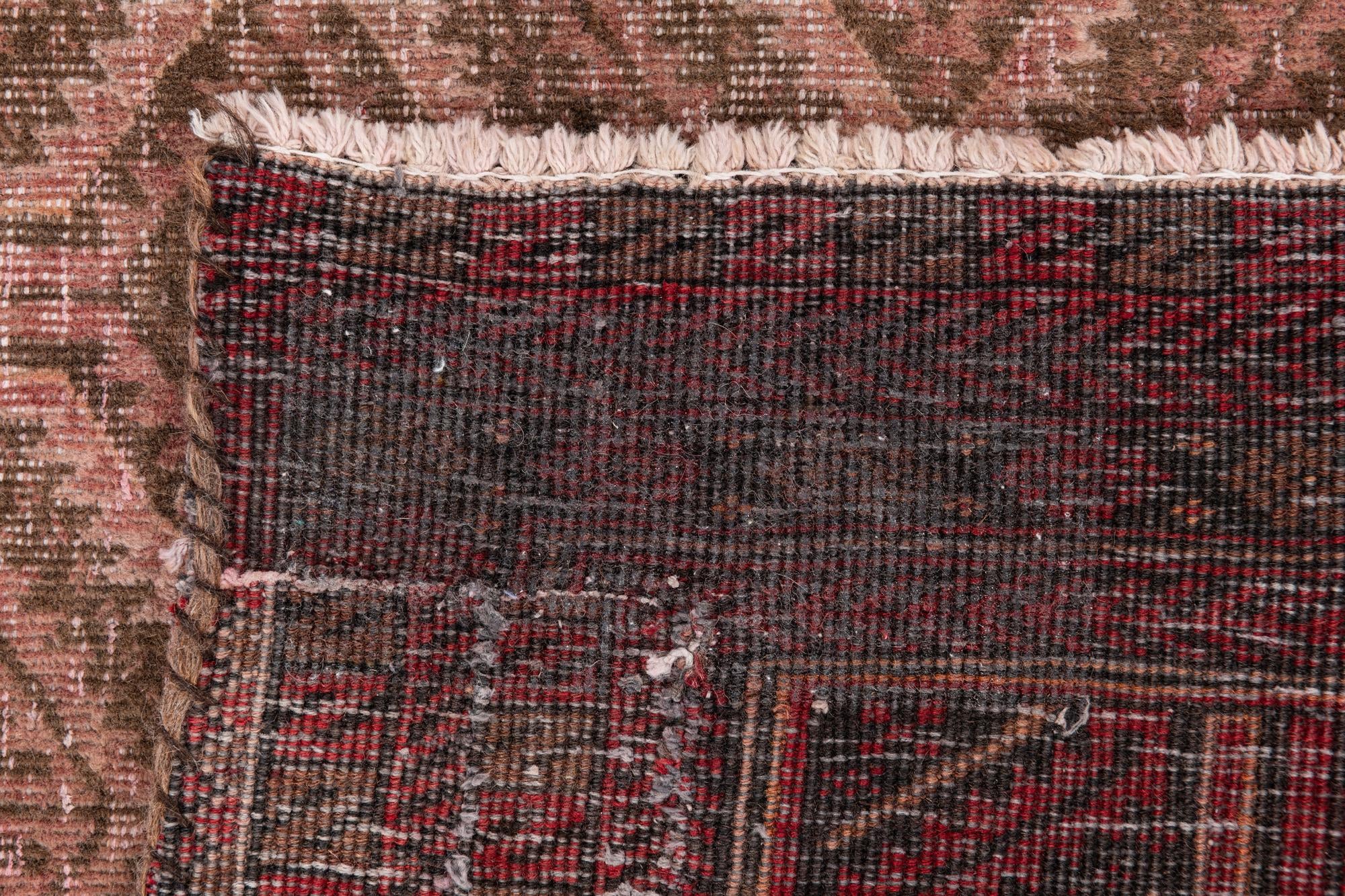 2' 8 x 5' 10 Hand Knotted Ultra Vintage Persian Wool Runner Rug