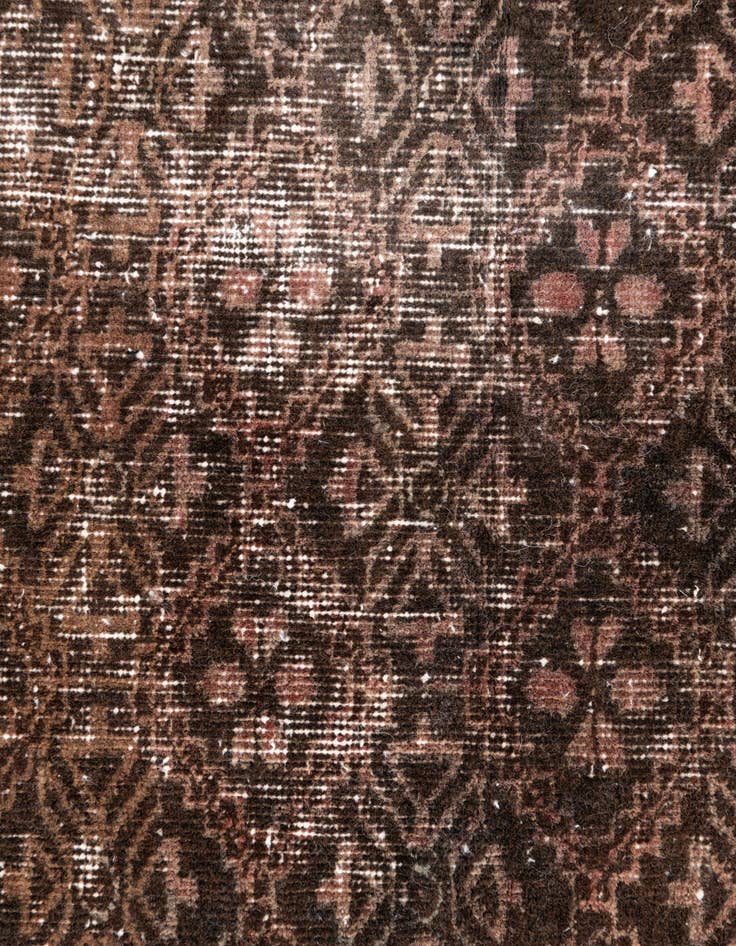 Detail image of 2' 1 x 5' 6 Hand Knotted Ultra Vintage Persian Wool Runner Rug