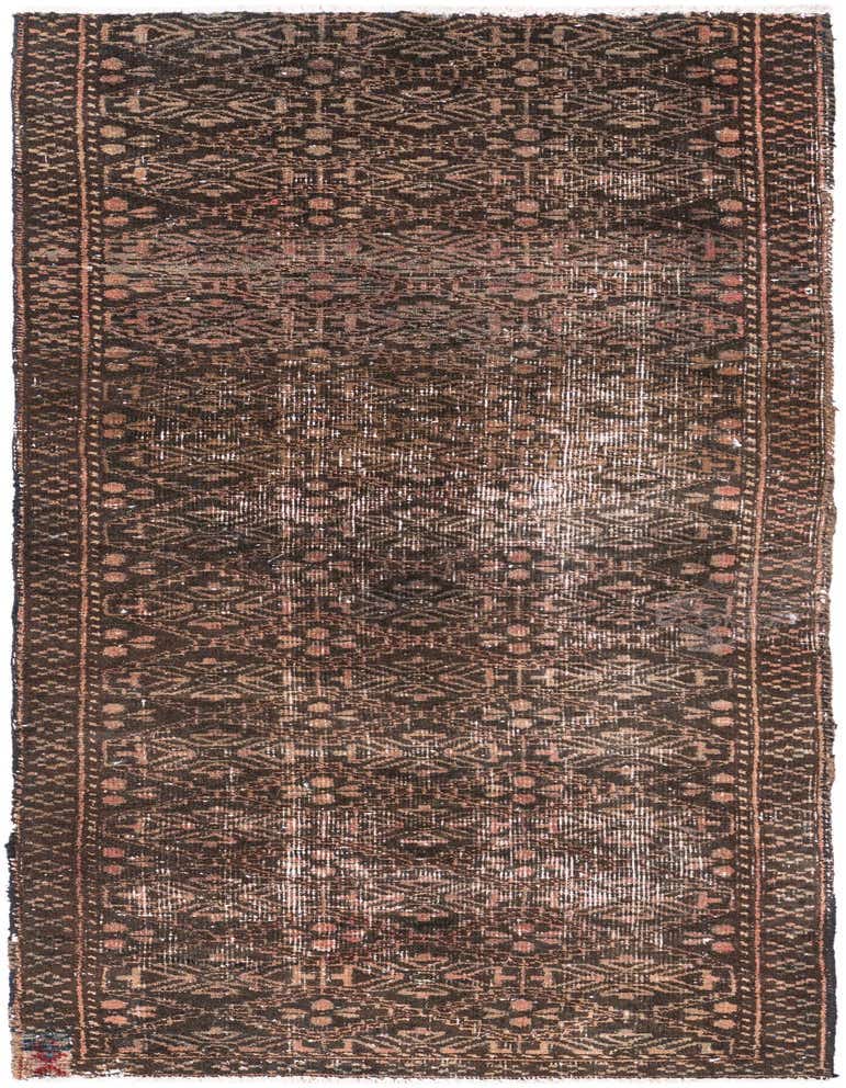 Primary image  2' 1 x 5' 6  Hand Knotted Ultra Vintage Persian Wool Runner Rug