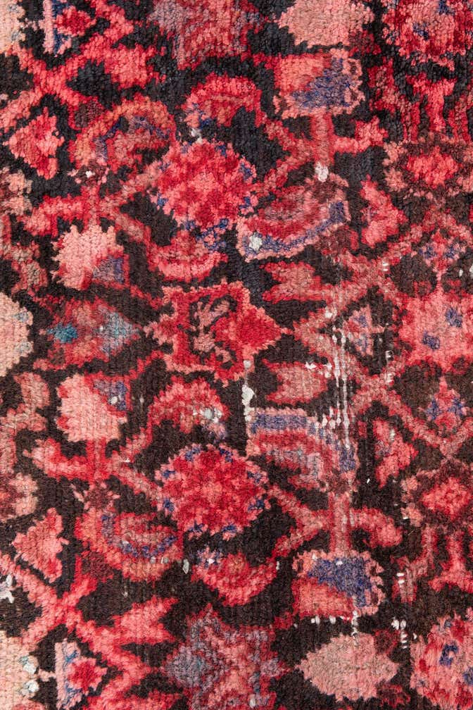 3' 3 x 10' 9 Hand Knotted Ultra Vintage Persian Wool Runner Rug