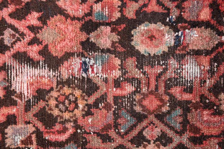 3' 3 x 10' 9 Hand Knotted Ultra Vintage Persian Wool Runner Rug