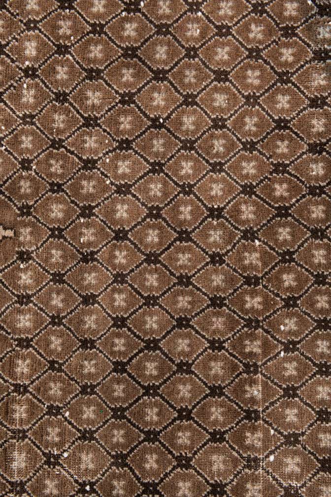 4' x 7' 9 Hand Knotted Ultra Vintage Persian Wool Runner Rug