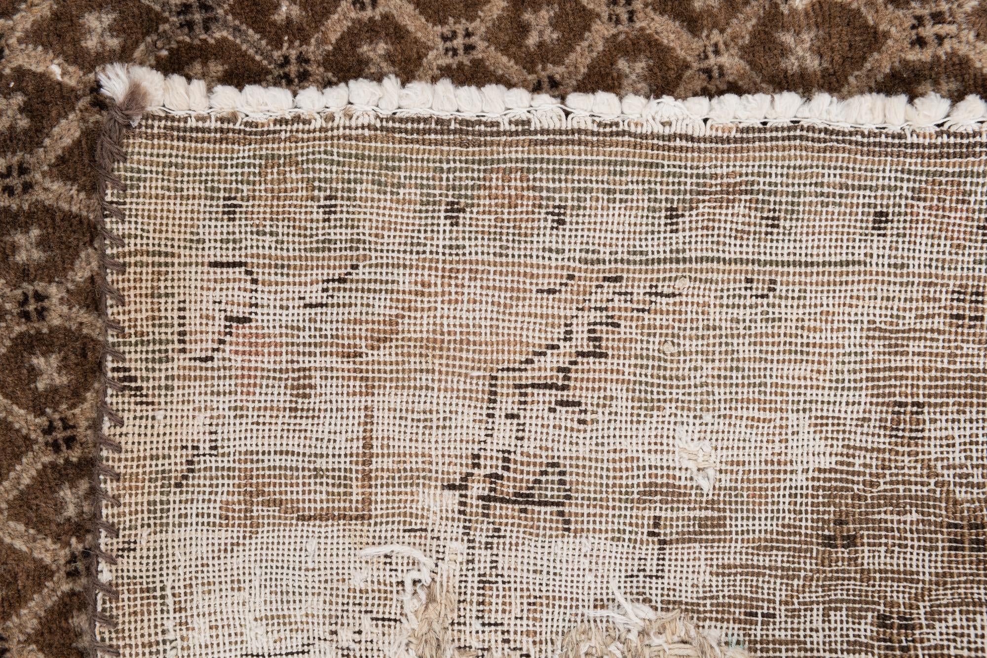 4' x 7' 9 Hand Knotted Ultra Vintage Persian Wool Runner Rug