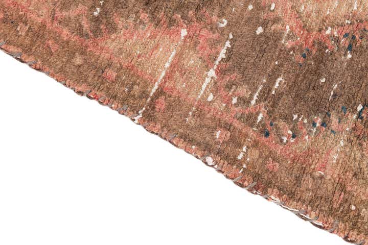 4' 6 x 9' 2 Hand Knotted Ultra Vintage Persian Wool Runner Rug