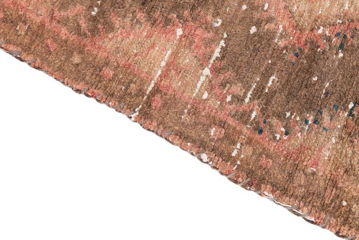 Detail image of 4' 6 x 9' 2 Hand Knotted Ultra Vintage Persian Wool Runner Rug