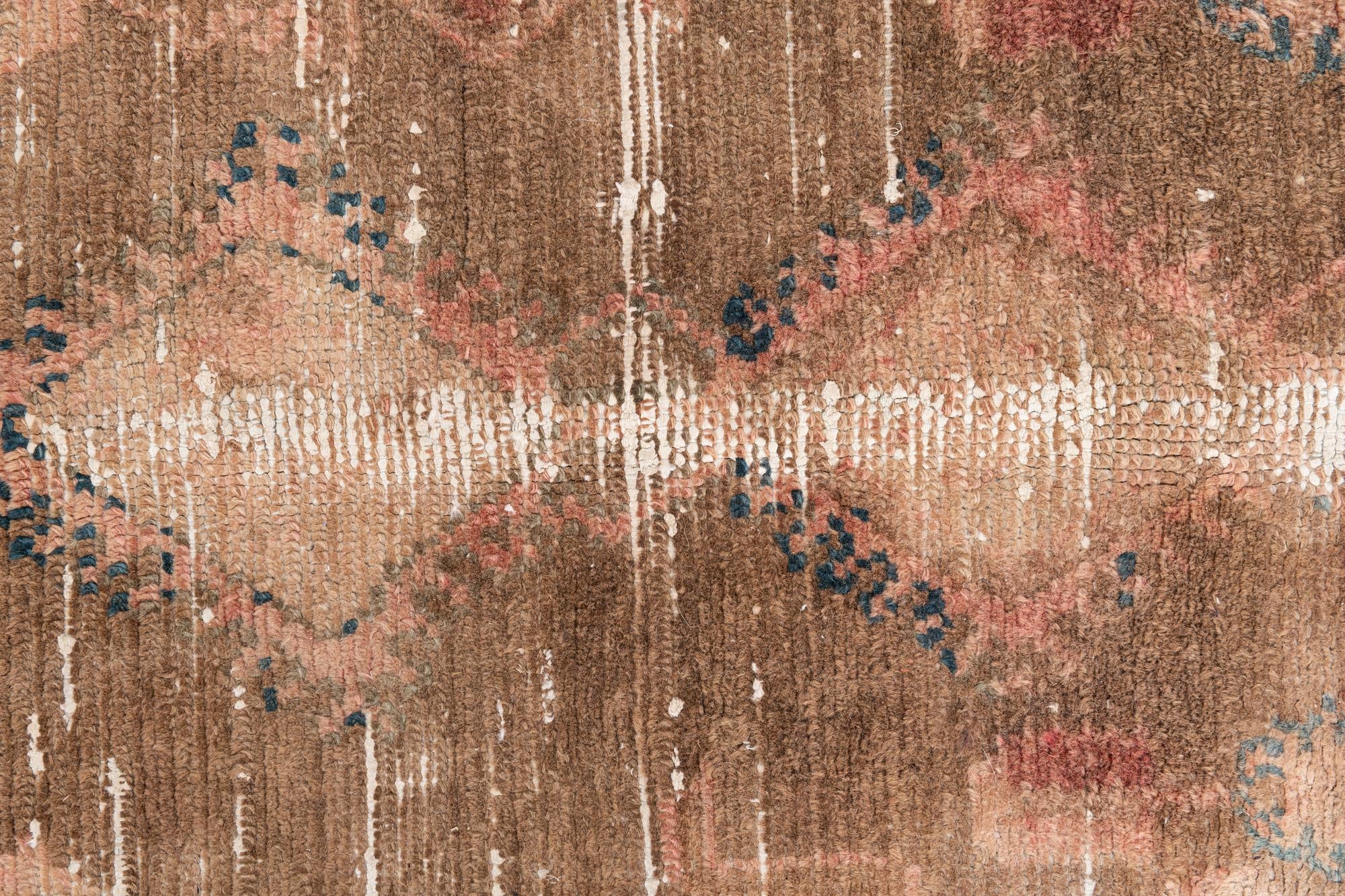 4' 6 x 9' 2 Hand Knotted Ultra Vintage Persian Wool Runner Rug
