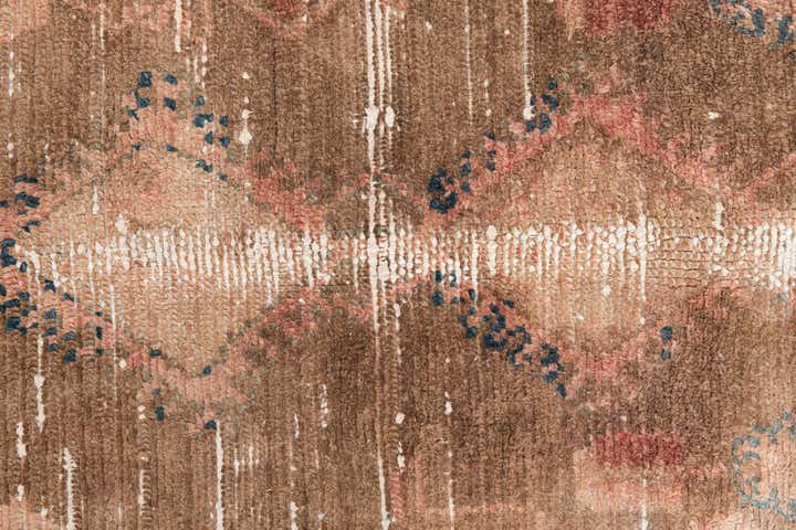 4' 6 x 9' 2 Hand Knotted Ultra Vintage Persian Wool Runner Rug