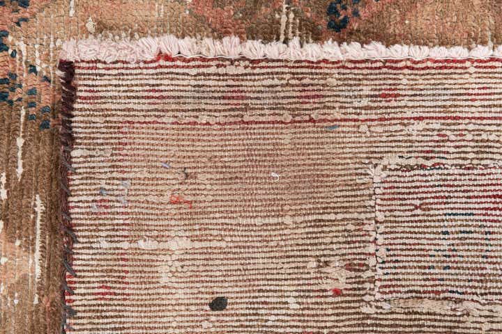 4' 6 x 9' 2 Hand Knotted Ultra Vintage Persian Wool Runner Rug