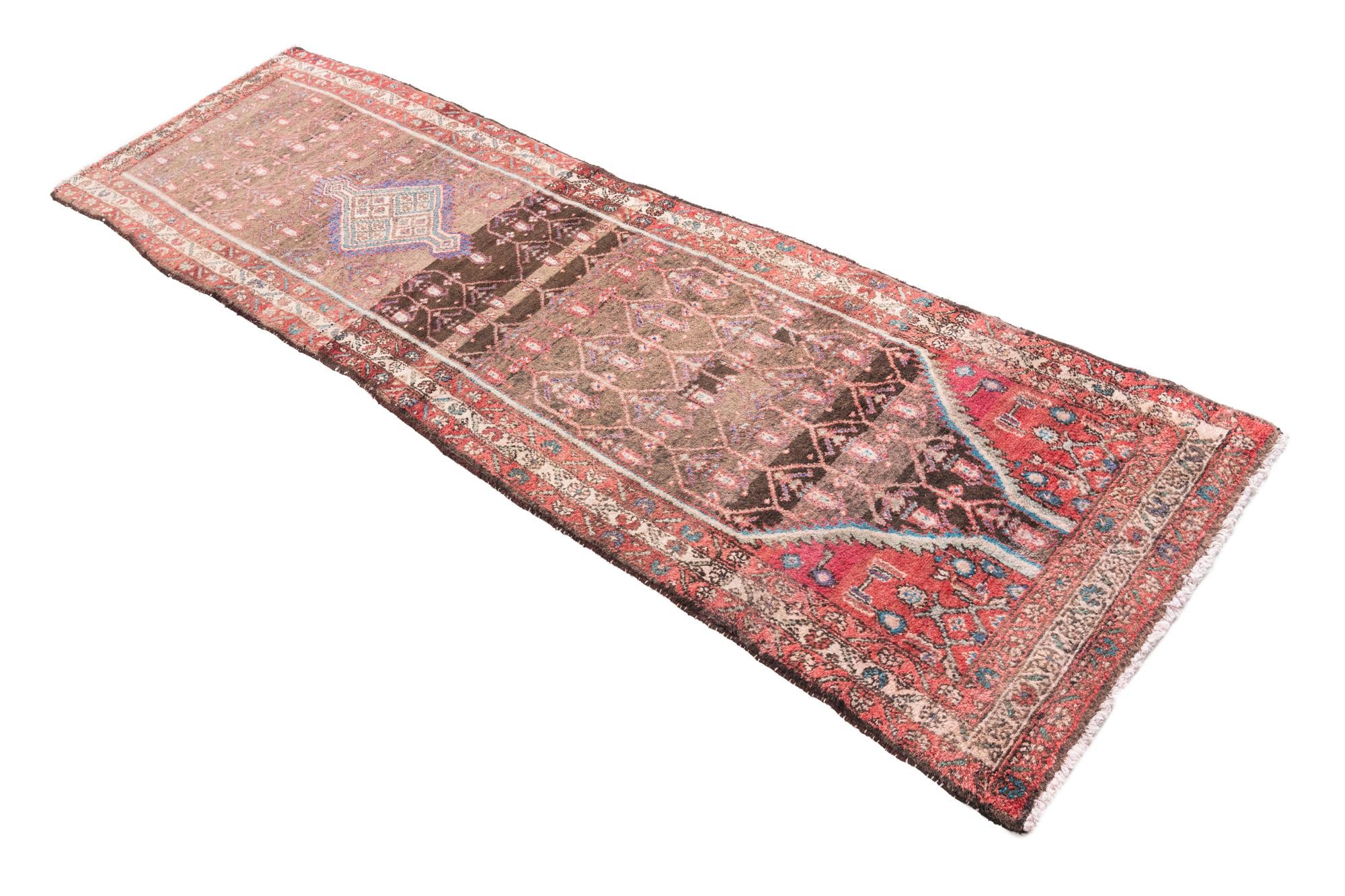 2' 6 x 8' 4 Hand Knotted Ultra Vintage Persian Wool Runner Rug