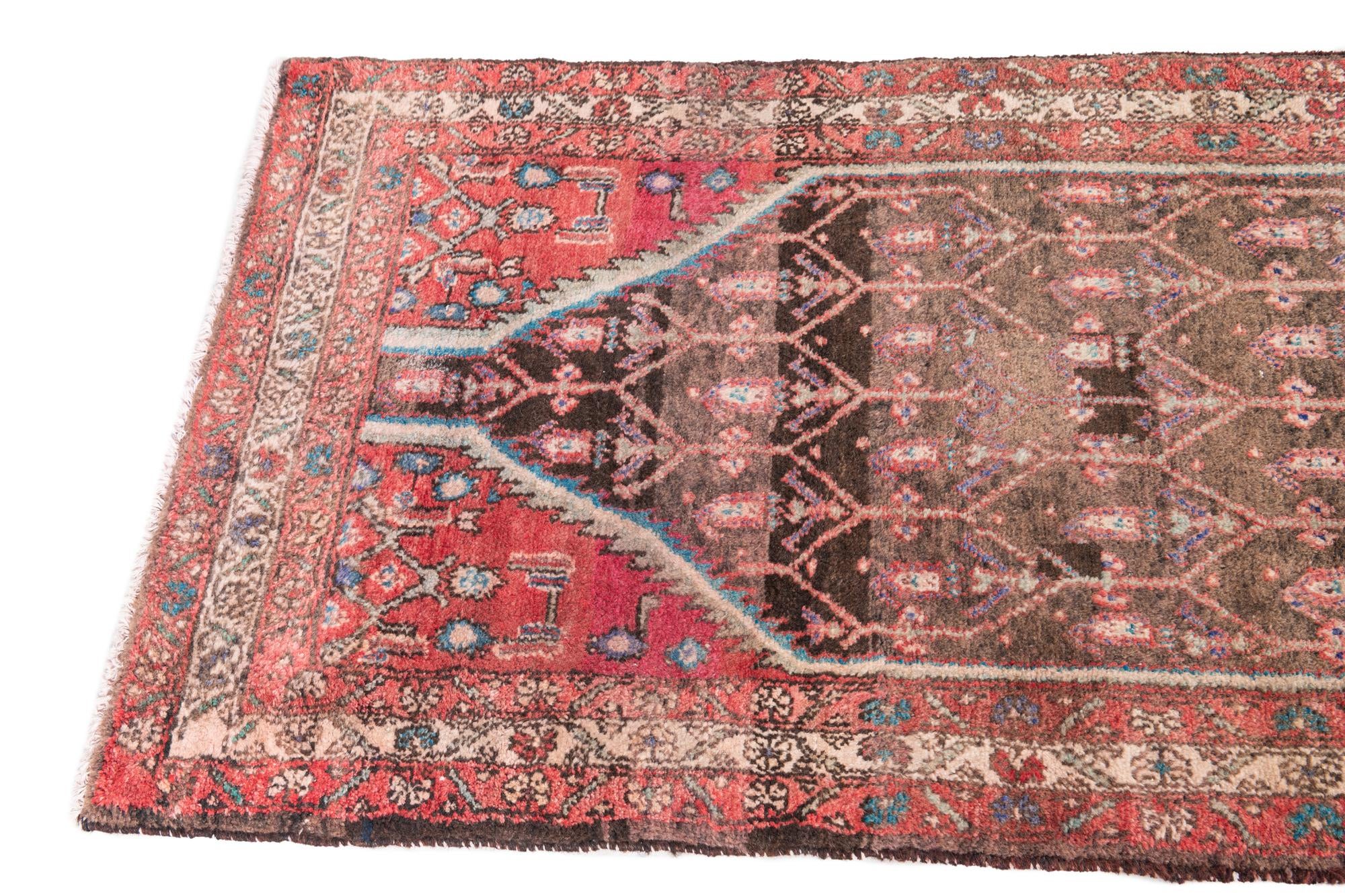 2' 6 x 8' 4 Hand Knotted Ultra Vintage Persian Wool Runner Rug