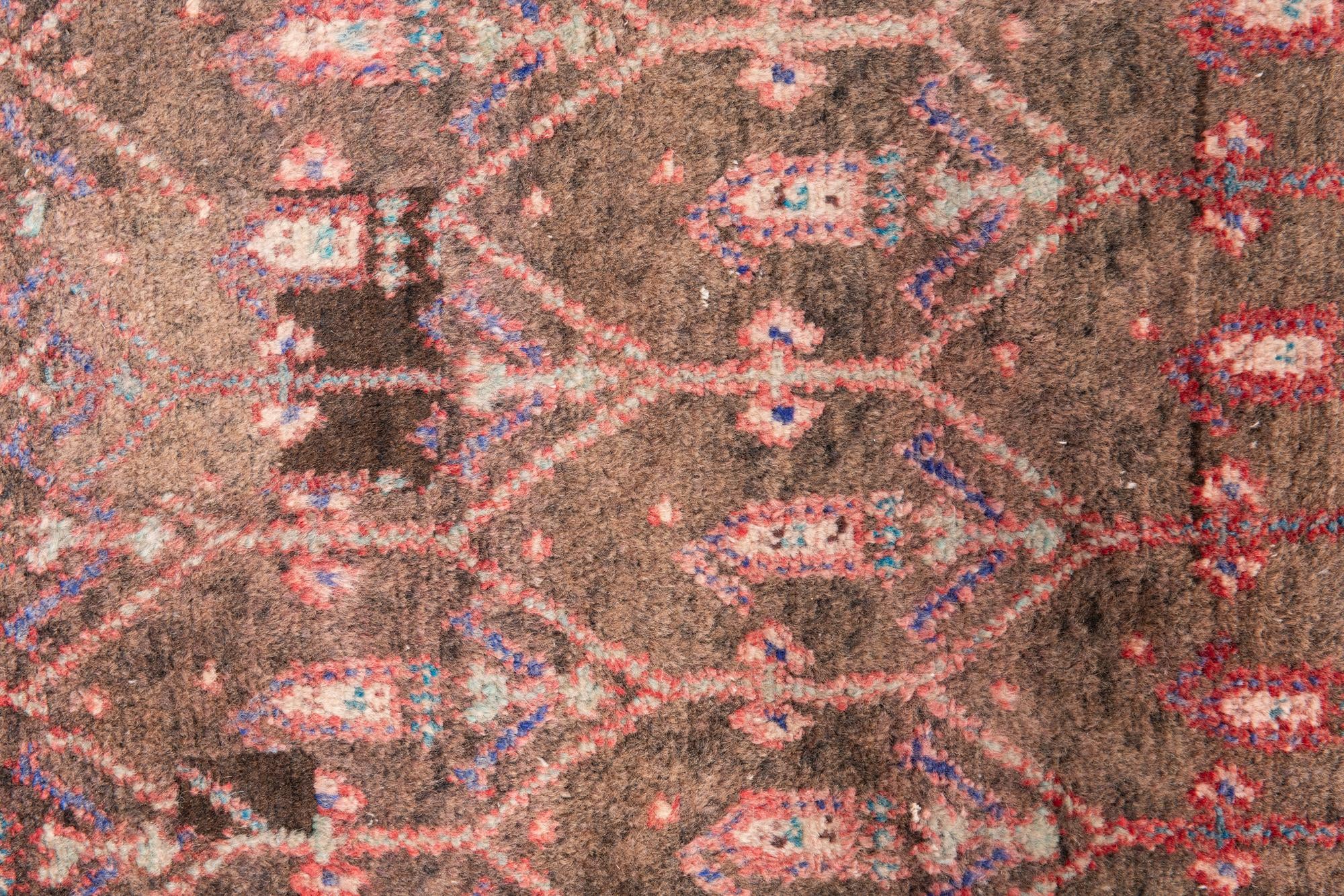 2' 6 x 8' 4 Hand Knotted Ultra Vintage Persian Wool Runner Rug