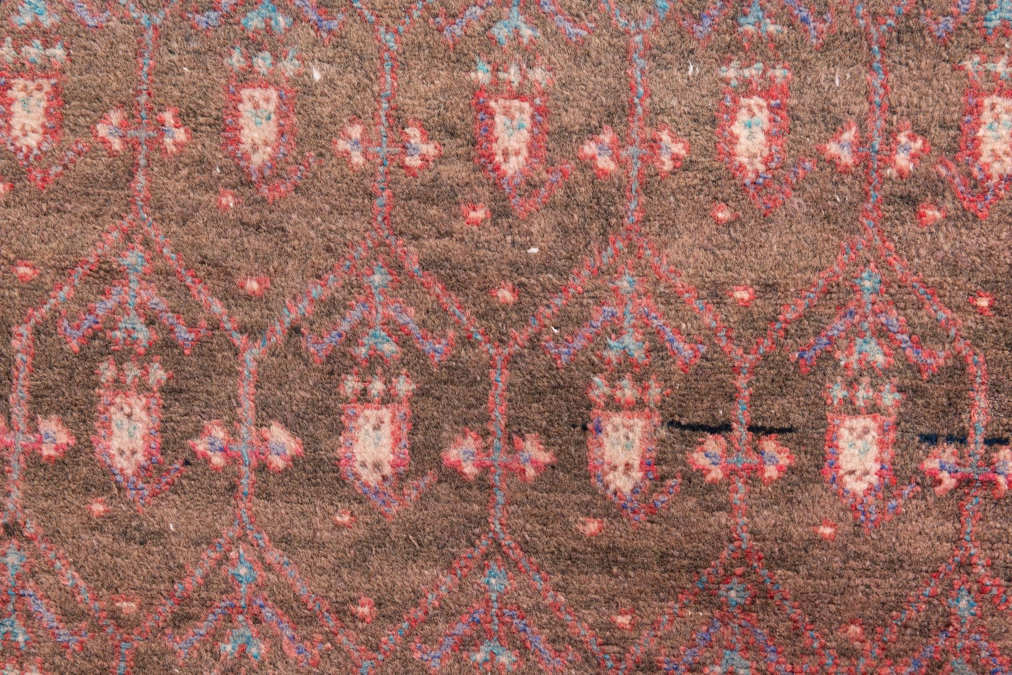 2' 6 x 8' 4 Hand Knotted Ultra Vintage Persian Wool Runner Rug