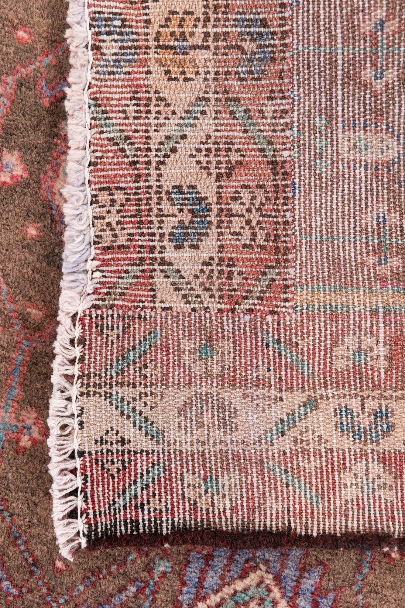 2' 6 x 8' 4 Hand Knotted Ultra Vintage Persian Wool Runner Rug