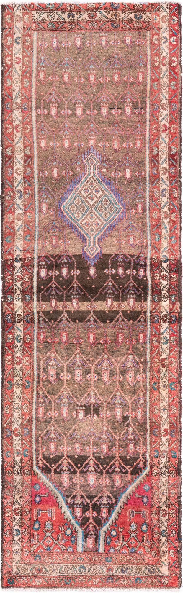 2' 6 x 8' 4 Hand Knotted Ultra Vintage Persian Wool Runner Rug