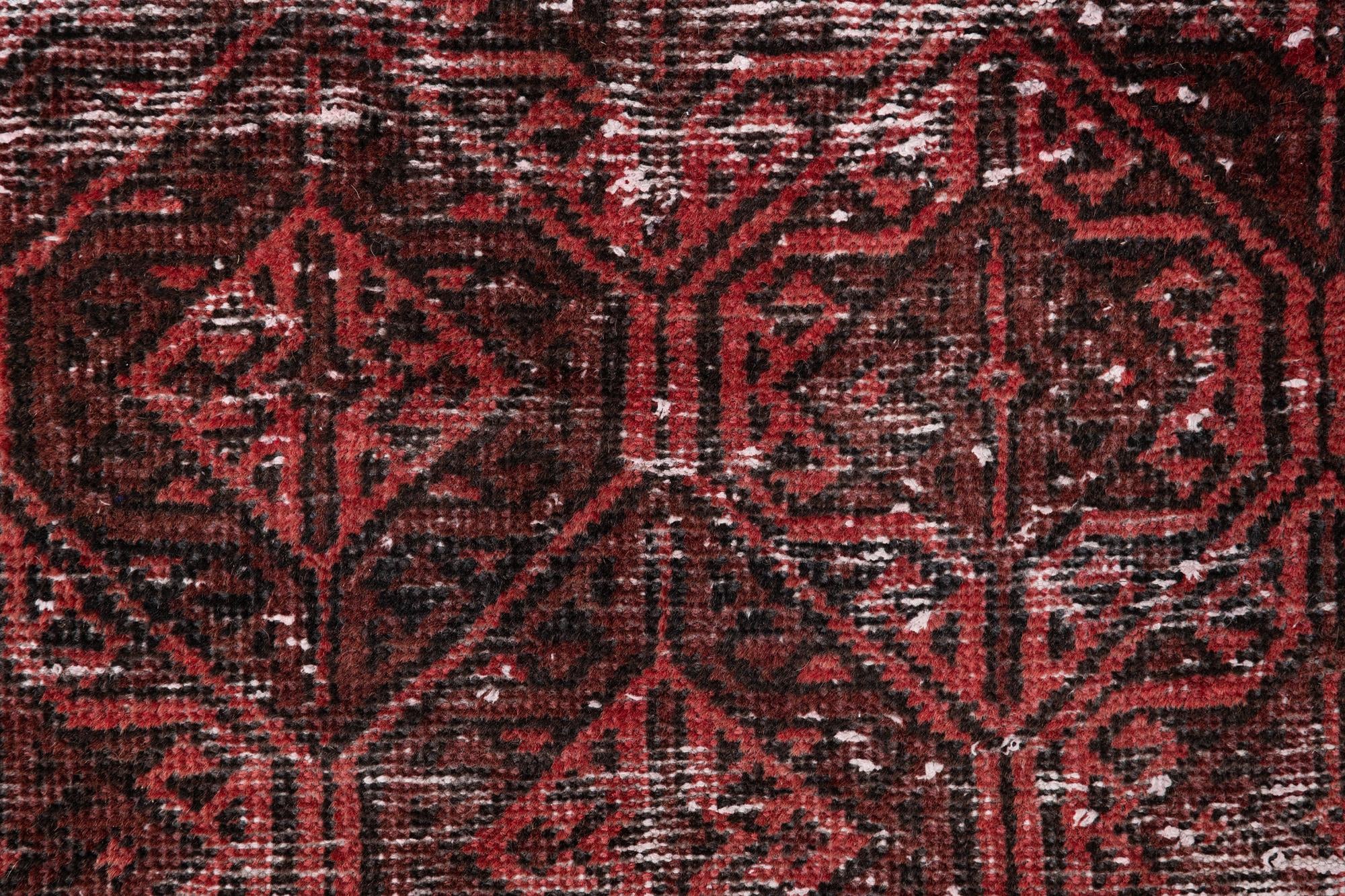 3' 1 x 6' Hand Knotted Ultra Vintage Persian Wool Runner Rug
