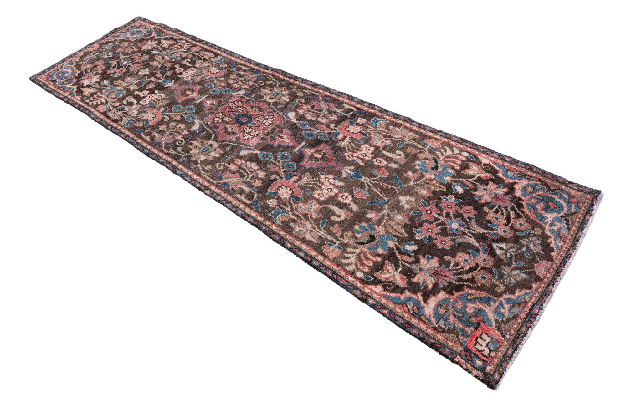 2' 6 x 8' 10 Hand Knotted Ultra Vintage Persian Wool Runner Rug