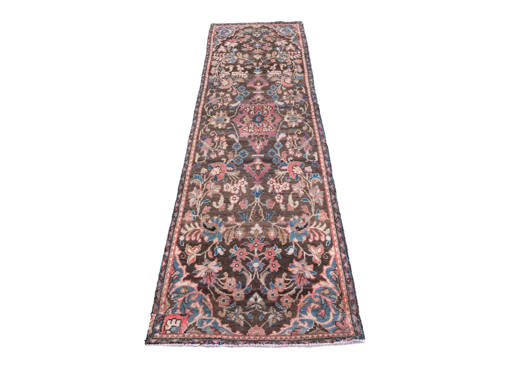 2' 6 x 8' 10 Hand Knotted Ultra Vintage Persian Wool Runner Rug