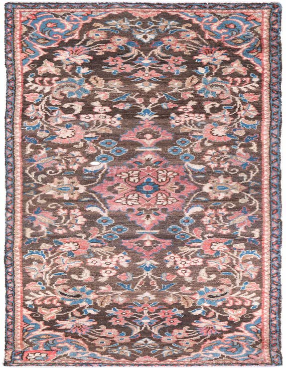 Detail image of 2' 6 x 8' 10 Hand Knotted Ultra Vintage Persian Wool Runner Rug
