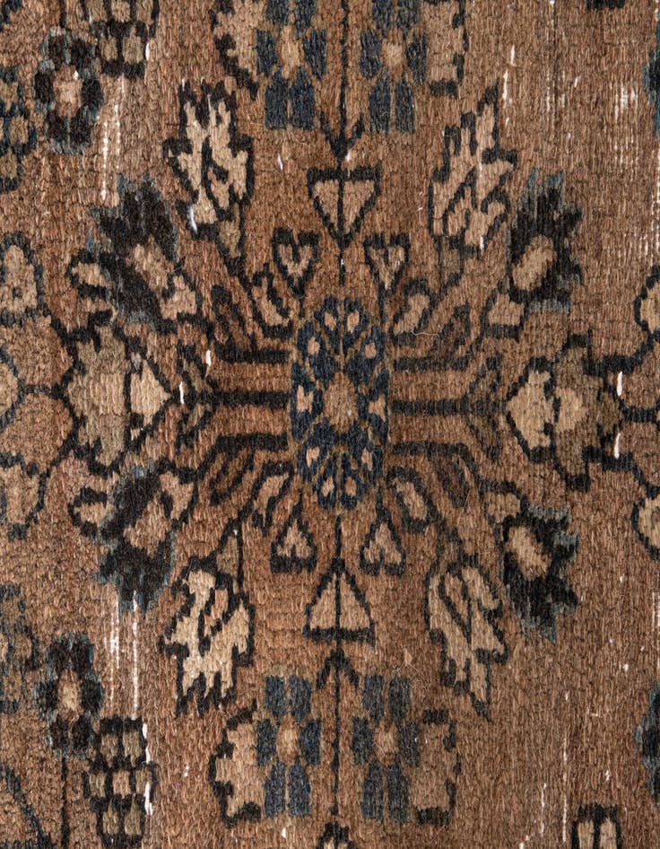 Detail image of 2' 9 x 15'  Hand Knotted Ultra Vintage Persian Wool Runner Rug