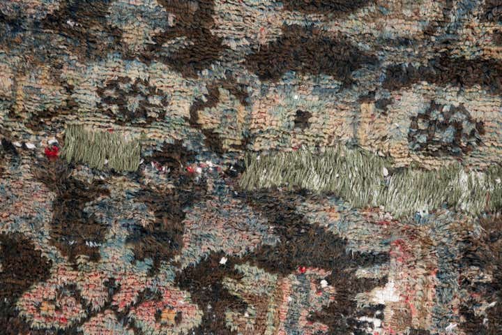 70cm x 235cm Handgeknüpft Ultra Vintage Persisch Wolle Läufer Teppich