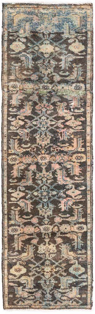 70cm x 235cm Handgeknüpft Ultra Vintage Persisch Wolle Läufer Teppich