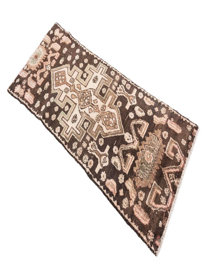 Detail image of 2' x 5' Hand Knotted Ultra Vintage Persian Wool Runner Rug