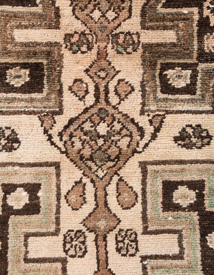 Detail image of 2' x 5' Hand Knotted Ultra Vintage Persian Wool Runner Rug