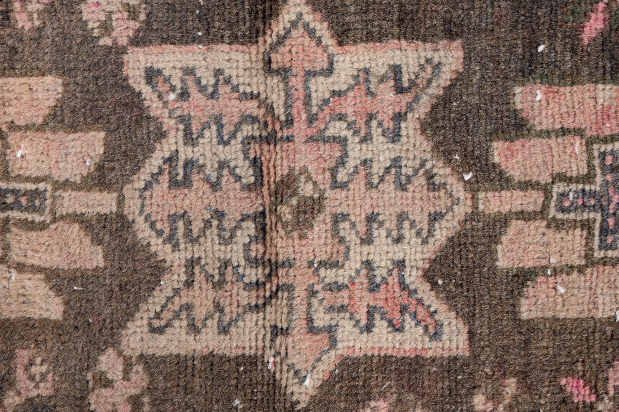 2' 5 x 6' 9 Hand Knotted Ultra Vintage Persian Wool Runner Rug