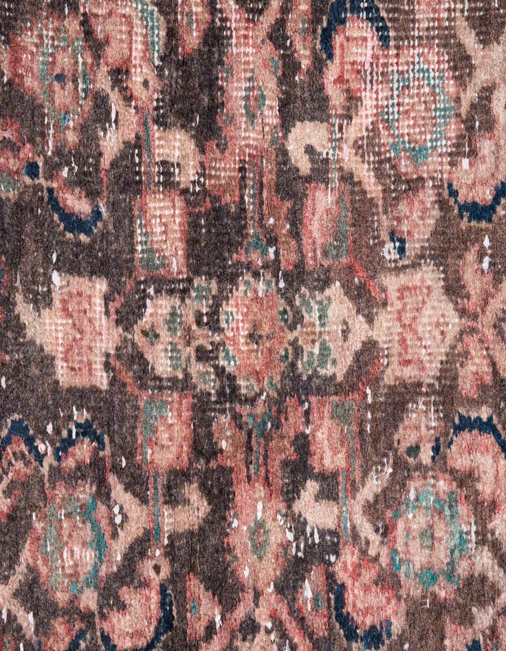 Detail image of 3' 3 x 9' 2  Hand Knotted Ultra Vintage Persian Wool Runner Rug