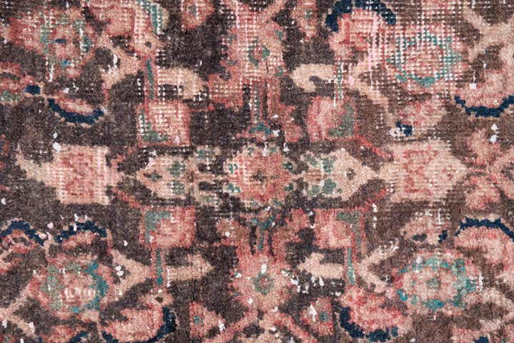 3' 3 x 9' 2 Hand Knotted Ultra Vintage Persian Wool Runner Rug