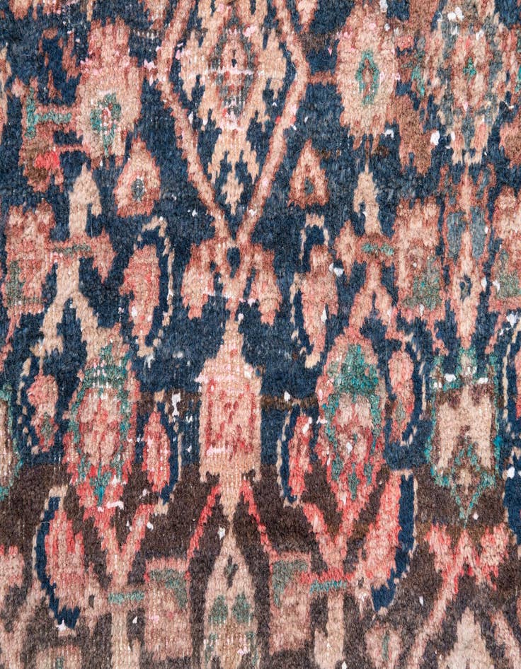 Detail image of 3' 3 x 9' 2  Hand Knotted Ultra Vintage Persian Wool Runner Rug