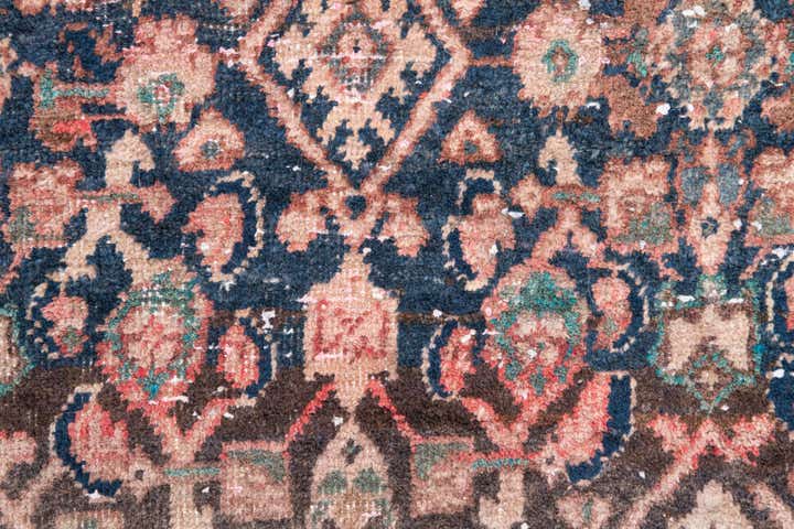 3' 3 x 9' 2 Hand Knotted Ultra Vintage Persian Wool Runner Rug
