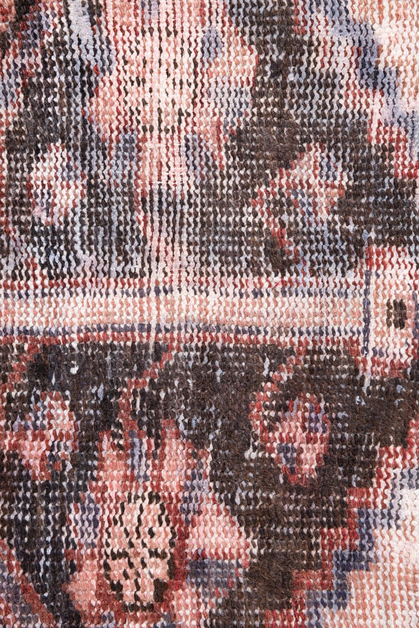3' 2 x 6' 2 Hand Knotted Ultra Vintage Persian Wool Runner Rug