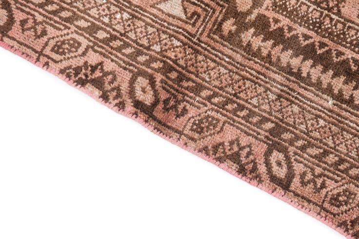 Detail image of 3' 4 x 6' 10 Hand Knotted Ultra Vintage Persian Wool Runner Rug