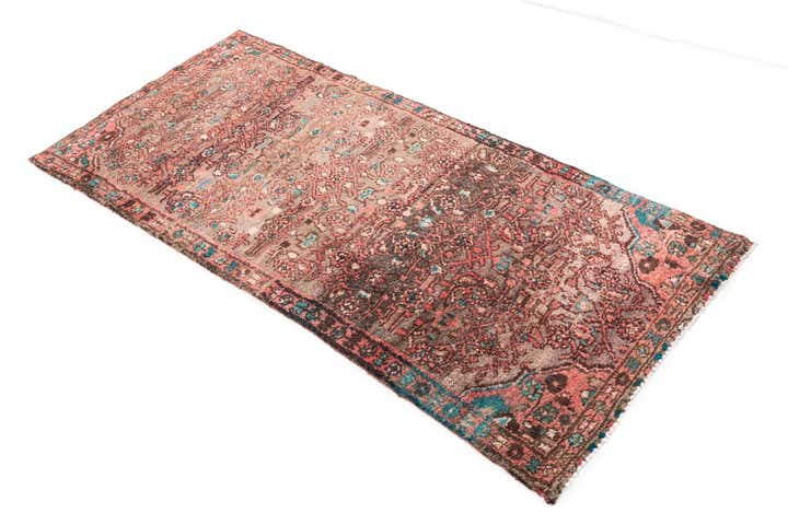 2' 9 x 6' Hand Knotted Ultra Vintage Persian Wool Runner Rug