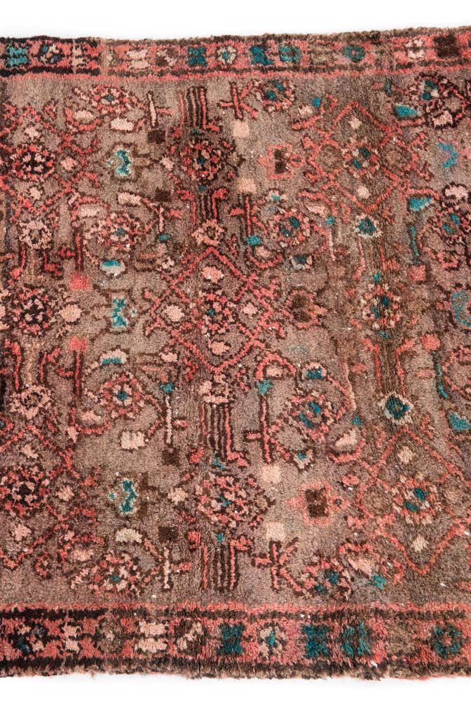 2' 9 x 6' Hand Knotted Ultra Vintage Persian Wool Runner Rug